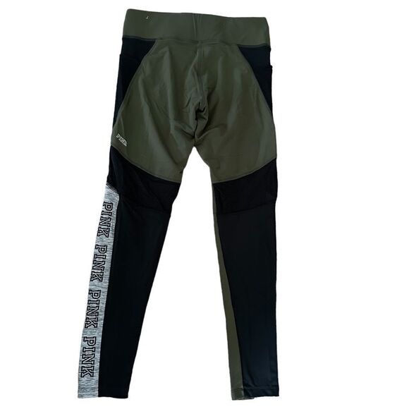 PINK Victoria Secret Green High Waist Long Ankle Yoga Athletic Legging Pants - Picture 5 of 6